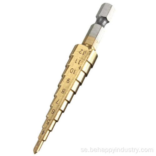 HSS Titanium Coated Step Drill Bit Set